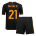 Günstige AS Roma Paulo Dybala #21 Babykleidung 3rd Fussballtrikot Kinder 2023-24 Kurzarm (+ kurze hosen)